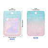60Pcs Rectangle Glitter Holographic Plastic Resealable Packaging Bags ABAG-TA0001-97A-03-3
