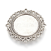 Tibetan Style Alloy Cabochon Connector Settings X-TIBE-T003-13AS-NR-1