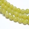 Natural Lemon Jade Beads Strands G-H1631-10MM-2