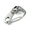 Tibetan Style 304 Stainless Steel Spring Gate Rings STAS-C099-10AS-2