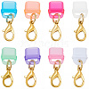 48Pcs 8 Colors PVC Plastic Mobile Dustproof Plugs HJEW-SC0003-31A-1
