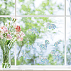 16 Sheets 8 Styles Waterproof PVC Colored Laser Stained Window Film Static Stickers DIY-WH0314-073-7