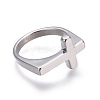 Tarnish Resistant 304 Stainless Steel Finger Rings RJEW-O032-12P-17mm-2