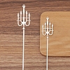 Alloy Hair Comb Findings PW-WG54776-01-1