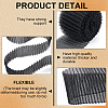 5 Yards Polyester Pleated Mesh Ribbon OCOR-BC0006-81B-4