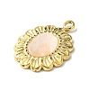 Ion Plating(IP) Real 14K Gold Plated 304 Stainless Steel with Glass Pendant FIND-Z028-30D-2