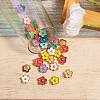 40 Pcs 10 Colors Light Gold Plated Alloy Enamel Charms ENAM-SZ0001-43LG-5