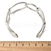 ElectrophoresisIron Cuff Bangles for Women BJEW-M057-06P-3