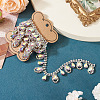 1 Yard Iron Rhinestone Strass Chains FIND-PJ0001-44B-7