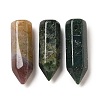 Natural Indian Agate Pointed Pendants G-C158-05K-1