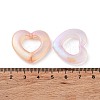 UV Plating Transparent Acrylic Beads OACR-Z013-09-4