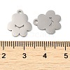 304 Stainless Steel Charms STAS-J042-20P-3