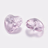 Faceted Glass Rhinestone Charms RGLA-F054-6x6-223-2