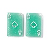 Transparent Resin Pendants RESI-I047-02C-3