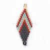 MIYUKI & TOHO Handmade Japanese Seed Beads Links SEED-E004-B24-1