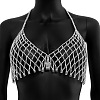 1Pc Alloy Full Crystal Rhinestone Sexy Mesh Chest Body Chains for Night Club WG51AE7-04-1