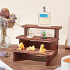 3-Tier Wooden Jewelry Organizer Display Risers ODIS-WH0058-19C-5