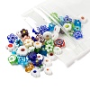 30Pcs Handmade Millefiori Glass Beads LAMP-FS0001-02C-2