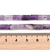 Natural Banded Amethyst Beads Strands G-F832-B04-01B-5