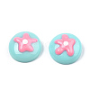 Opaque Resin Enamel Cabochons CRES-N031-023-3