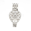 Alloy Bead Cage Pendants PALLOY-S062-48P-1