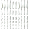 96Pcs 6 Styles ABS Plastic Imitation Pearl Pendants KY-SC0002-33P-1
