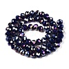 Electroplate Glass Beads Strands LS-EGLA-A044-P8mm-B07-3