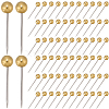 1Set 201 Stainless Steel Ball Head Pins DIY-SP0007-91G-7