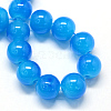 Baking Paint Imitation Jade Glass Round Bead Strands LS-DGLA-Q021-10mm-13-2