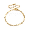 Rack Plating Brass Curb Chain Bracelets for Women BJEW-G735-16G-4