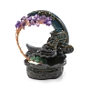 Natural Amethyst and Porcelain Incense Burners PW-WG9FEBB-02-2