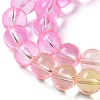 Baking Painted Transparent Glass Beads DGLA-M001-10mm-05-3