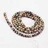 Natural Dalmatian Jasper Beads Strands G-N0183-05-3mm-2