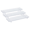 Three Layers Plastic Kitchen Oil Bottle Organizer Rack ODIS-WH0001-53-1