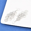 Brass Dangle Earrings EJEW-B157-02C-P-3