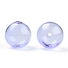 Transparent Blow High Borosilicate Glass Globe Beads X-GLAA-T003-09B-1