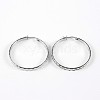 Tarnish Resistant Ring 304 Stainless Steel Hoop Earrings EJEW-P040-52P-2