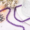 Natural Amethyst Beads Strands X-G-C073-6mm-3-6