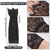 AHADERMAKER 2 Pairs 2 Colors Polyester Lace Arm Sleeves AJEW-GA0006-15-2