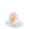 Natural Cherry Blossom Agate Carved Healing Fairy Butterfly Figurines PW-WG58982-01-2