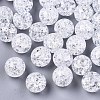 Transparent Crackle Acrylic Round Beads Strands LS-CCG-R002-12mm-01-3
