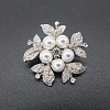 Exquisite Flower Alloy Rhinestone Brooch PW-WG62D3E-01-1