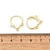 Brass Studs Earring Findings KK-Q035-08G-3