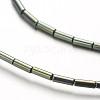 Electroplate Non-magnetic Synthetic Hematite Bead Strands G-F300-37A-07-1