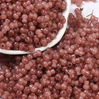 Transparent Colours Glass Seed Beads SEED-R001-01J-1