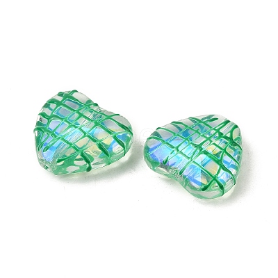 Transparent Glass Enamel Beads X1-GLAA-S388-01E-1