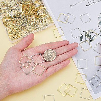 Brass Linking Rings KK-OC0001-03-1