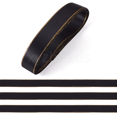 5M Polyester Gold Edged Satin Ribbon OCOR-TADJ0001-05F-1