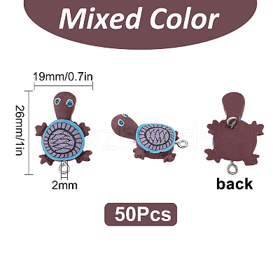 Handmade Polymer Clay Pendants PORC-SC0001-04-1
