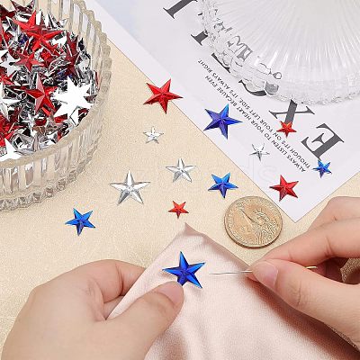 1800Pcs 9 Style Scrapbook Embellishments Garment Accessories Acrylic Rhinestone Cabochons KY-CA0001-43-1